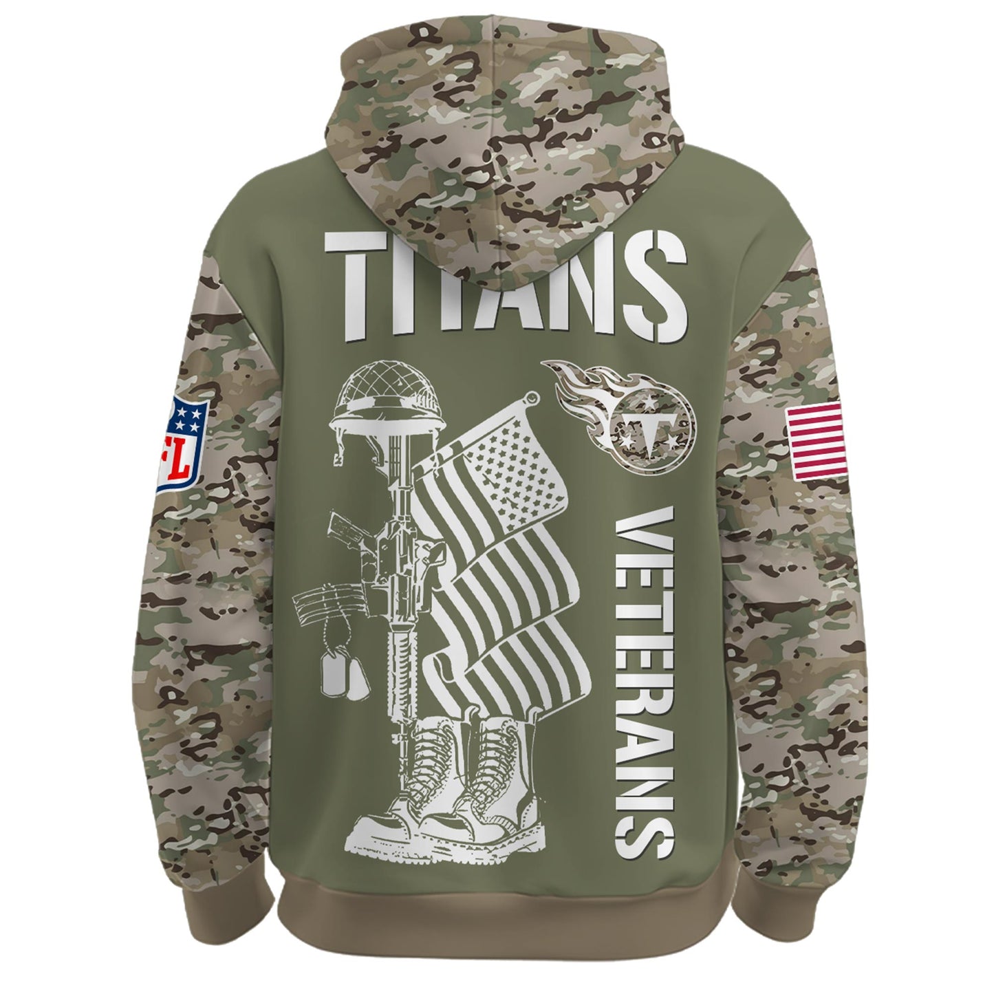 Tennessee Titans - Veteran Day 2025 Hoodie Limited Edions
