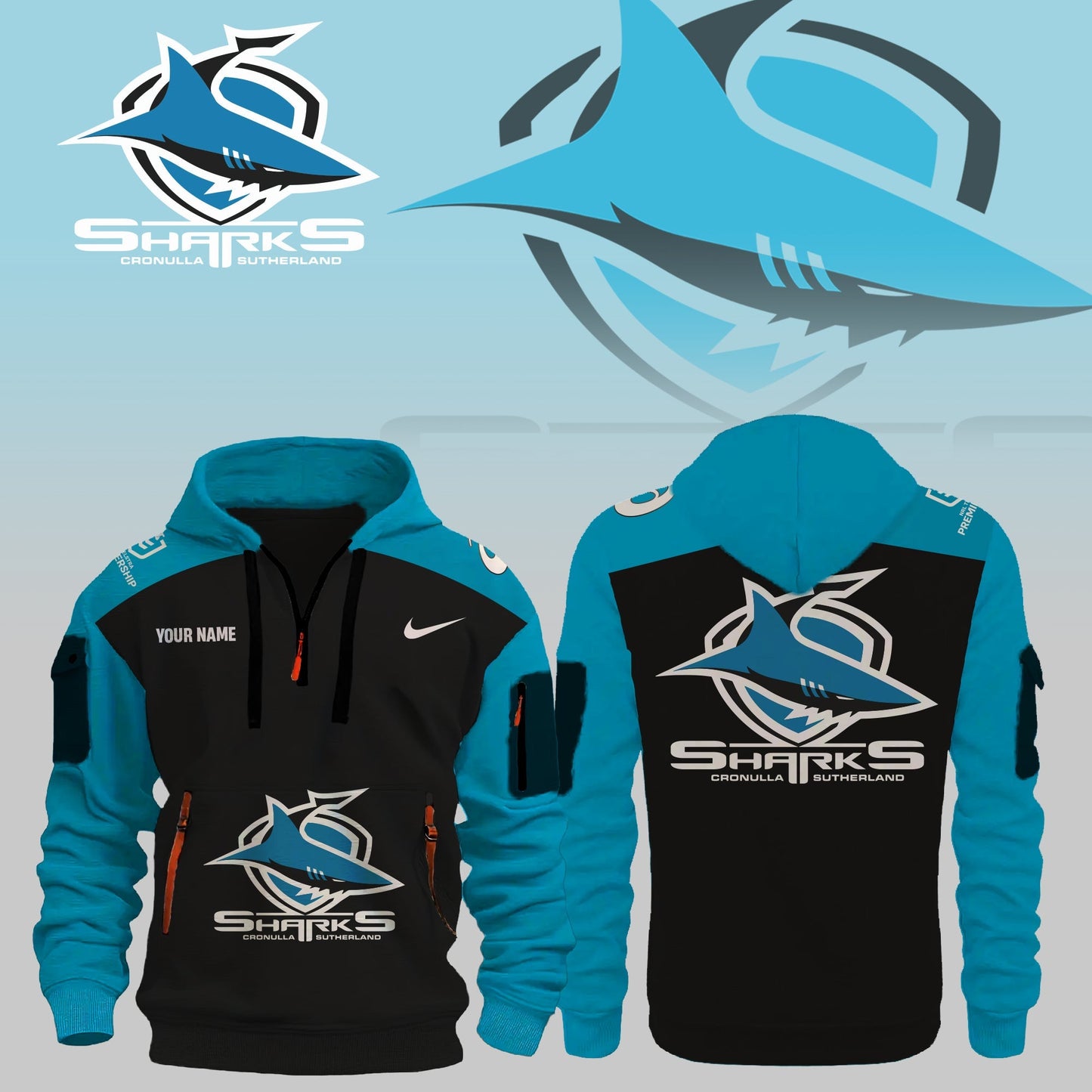 Cronulla Sharks 2025 New Hoodie Limited Edition
