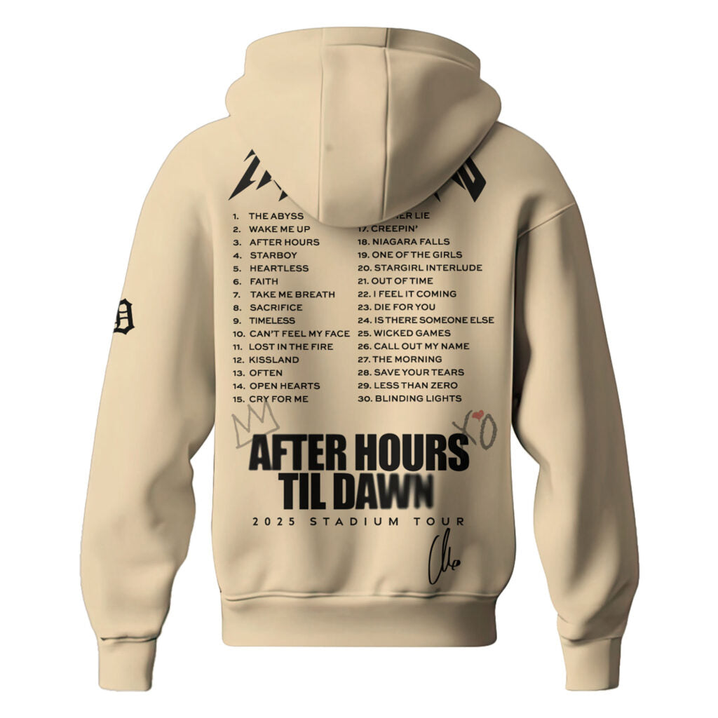 DET x The Weeknd After Hours Til Dawn Hoodie Limited Edition