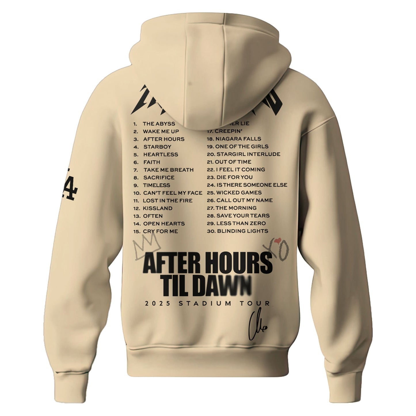 LAD x The Weeknd After Hours Til Dawn Hoodie Limited Edition