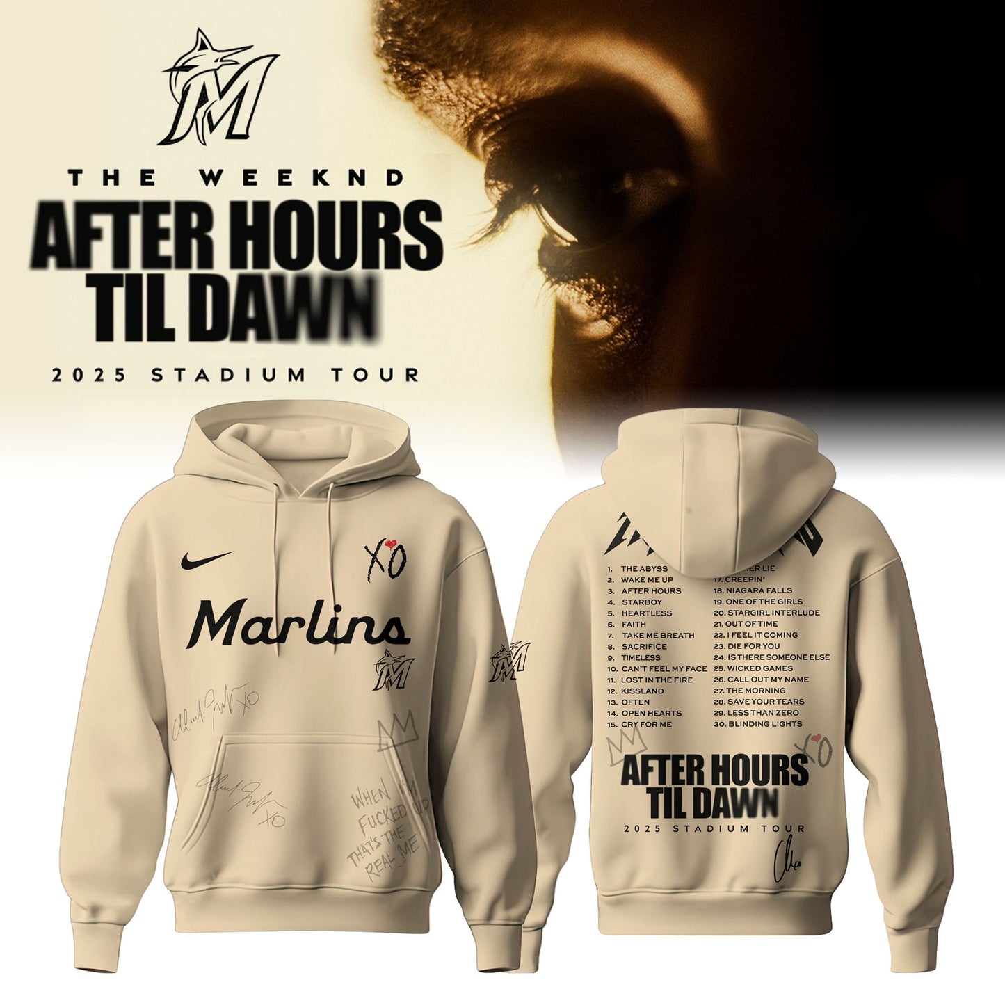 MIA x The Weeknd After Hours Til Dawn Hoodie Limited Edition