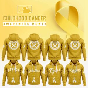 MLB x Childhood Cancer Awareness Month 2025 Hoodie Editions Limited