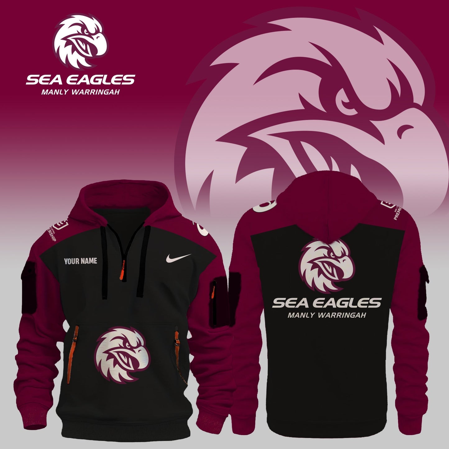 Manly Warringah Sea Eagles 2025 New Hoodie Limited Edition