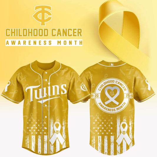 Minnesota Twins x Childhood Cancer Awareness Month 2025 Jersey Editions Limited