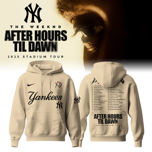 New York Yankees x The Weeknd After Hours Til Dawn Hoodie Limited Edition