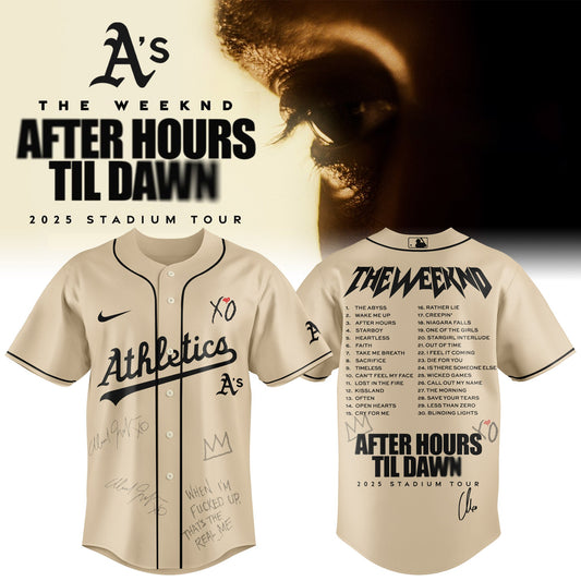 OAK x The Weeknd After Hours Til Dawn Jersey Limited Edition