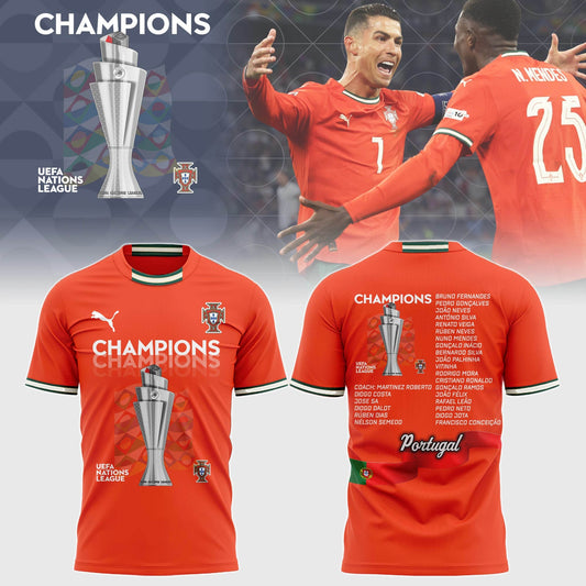 Portugal Champions UEFA Nations League 2025 Tshirt Limited Edition T-Shirt