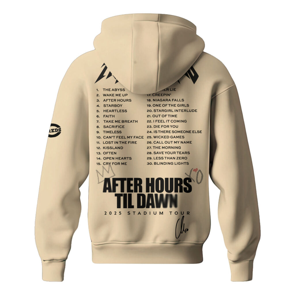 CIN x The Weeknd After Hours Til Dawn Hoodie Limited Edition