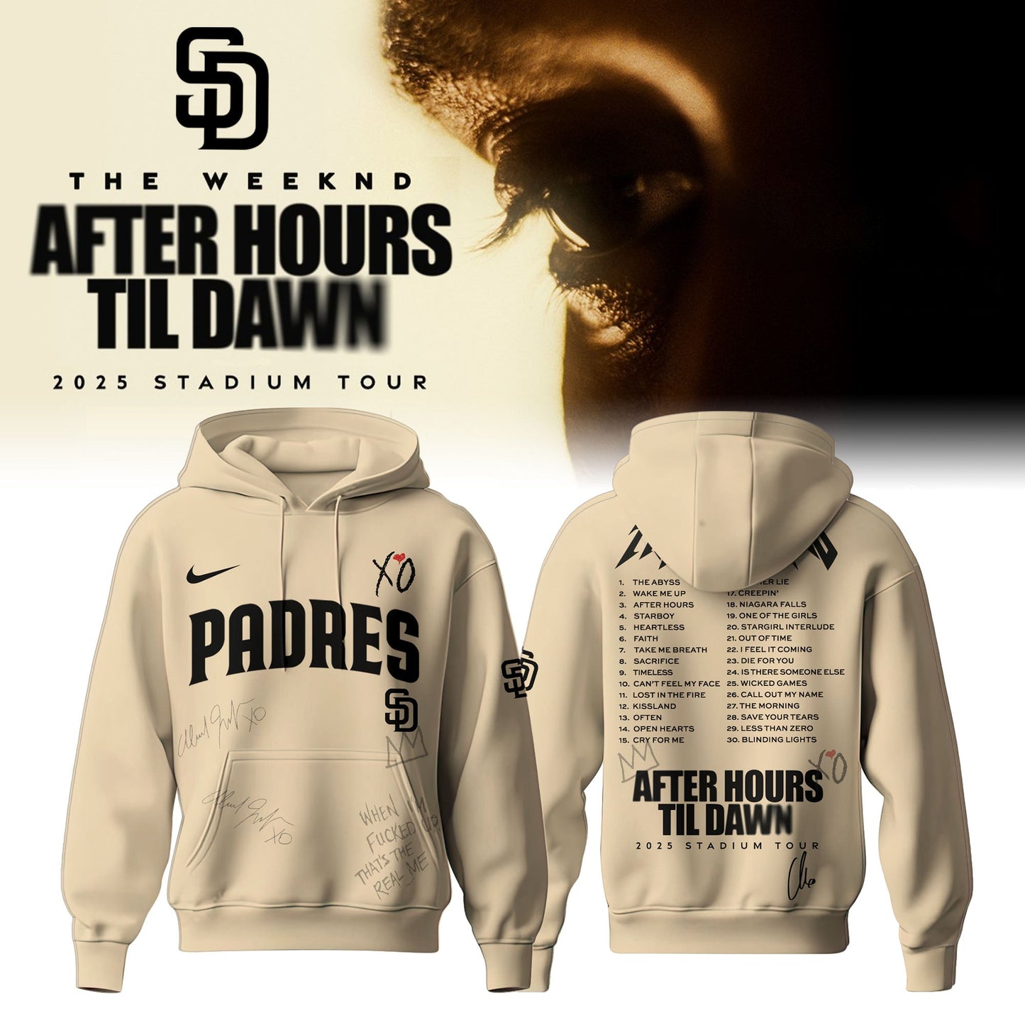 SF x The Weeknd After Hours Til Dawn Hoodie Limited Edition