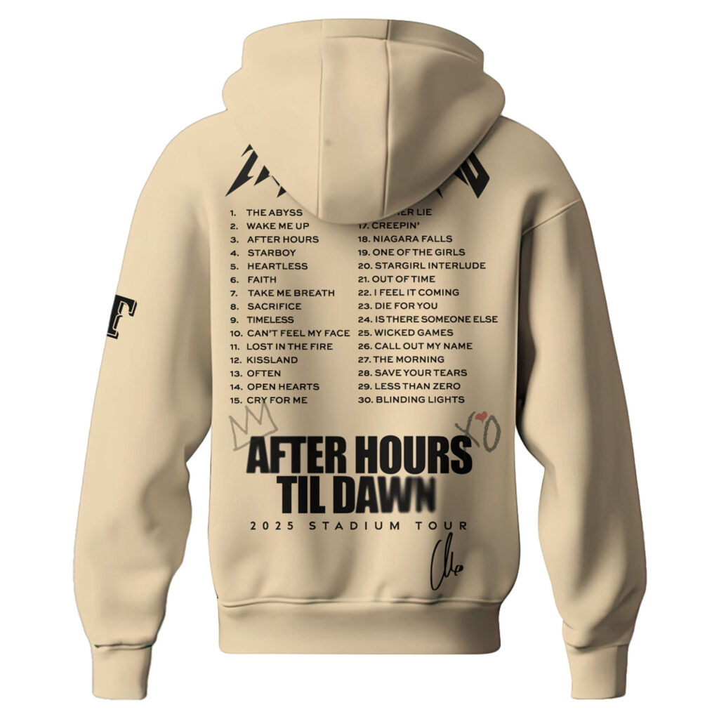 TEX x The Weeknd After Hours Til Dawn Hoodie Limited Edition