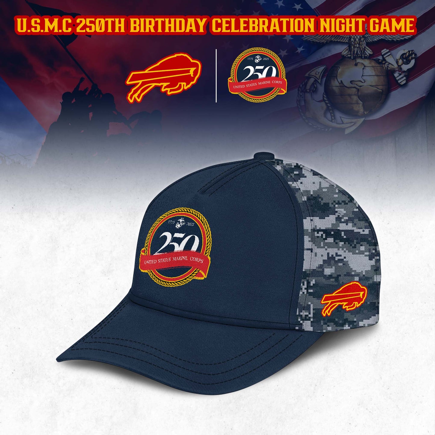 NFL x U.S.M.C 250th Anniversary Limited Editions 2025 Half Zip