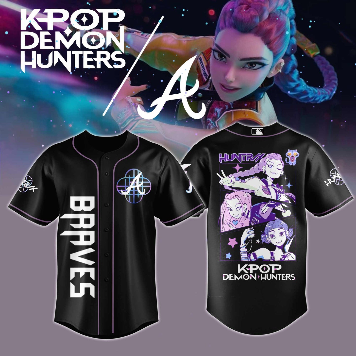 MLB x KPop Demon Hunters Jersey Editions Limited 2025