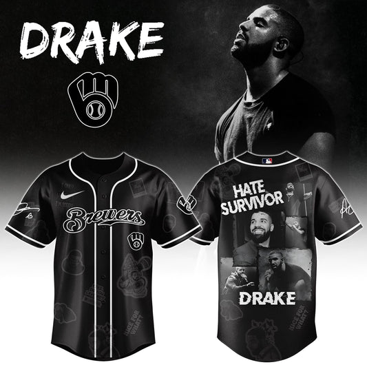 M Brewers x Drake Chromakopia The World Tour 2025 Jersey Editions Limited +Selling Out Fast