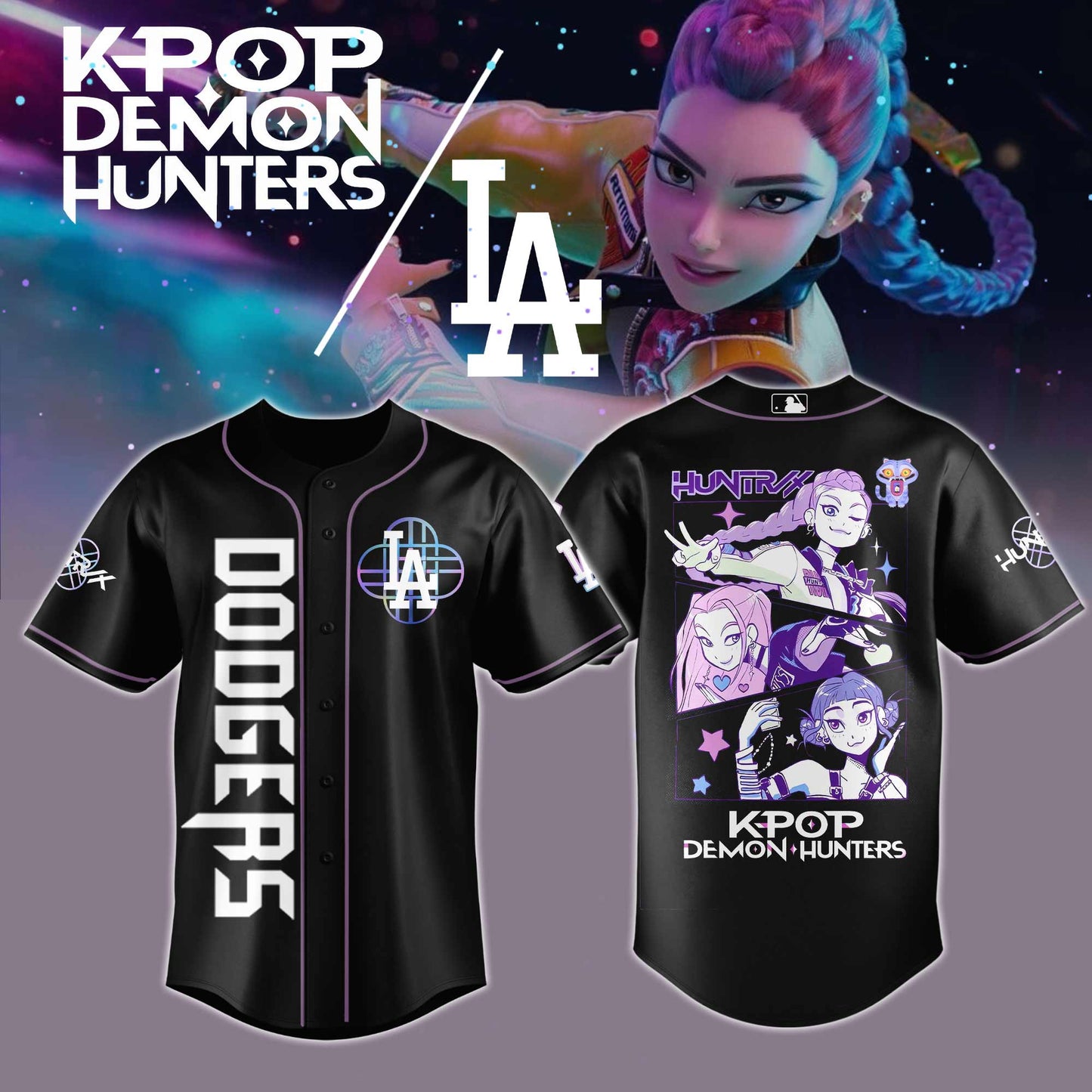 MLB x KPop Demon Hunters Jersey Editions Limited 2025