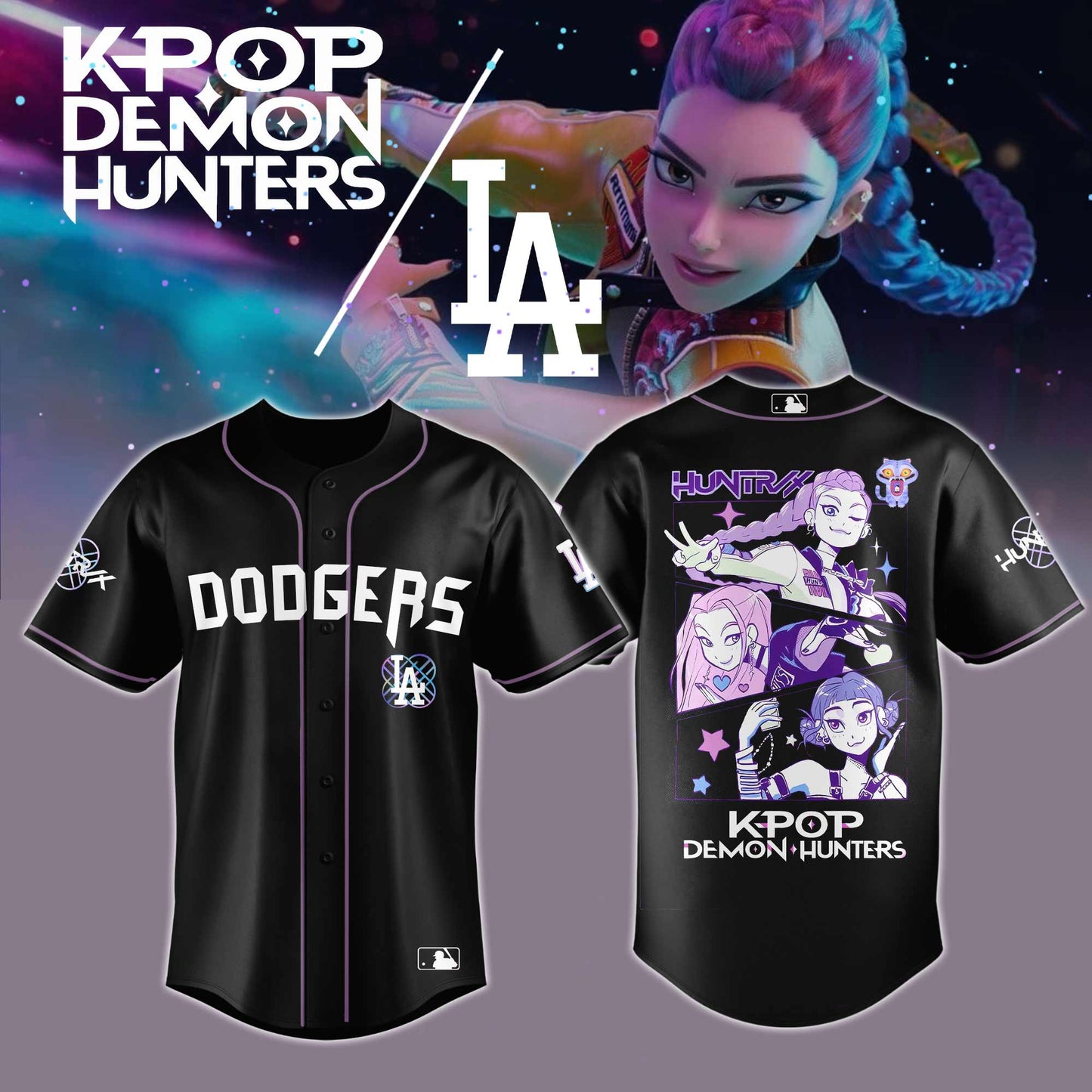 MLB x KPop Demon Hunters Jersey Editions Limited 2025