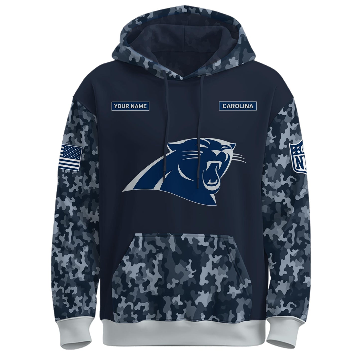 Carolina Panthers Navy 250th Birthday Hoodie Limited Edions
