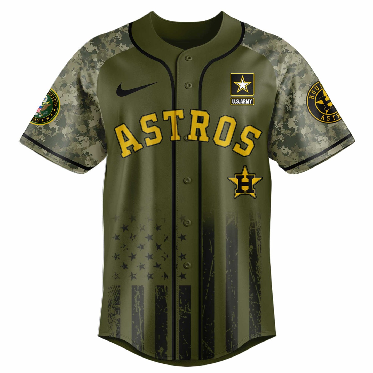 Houston Astros MLB x 250 U.S. ARMY Jersey 03