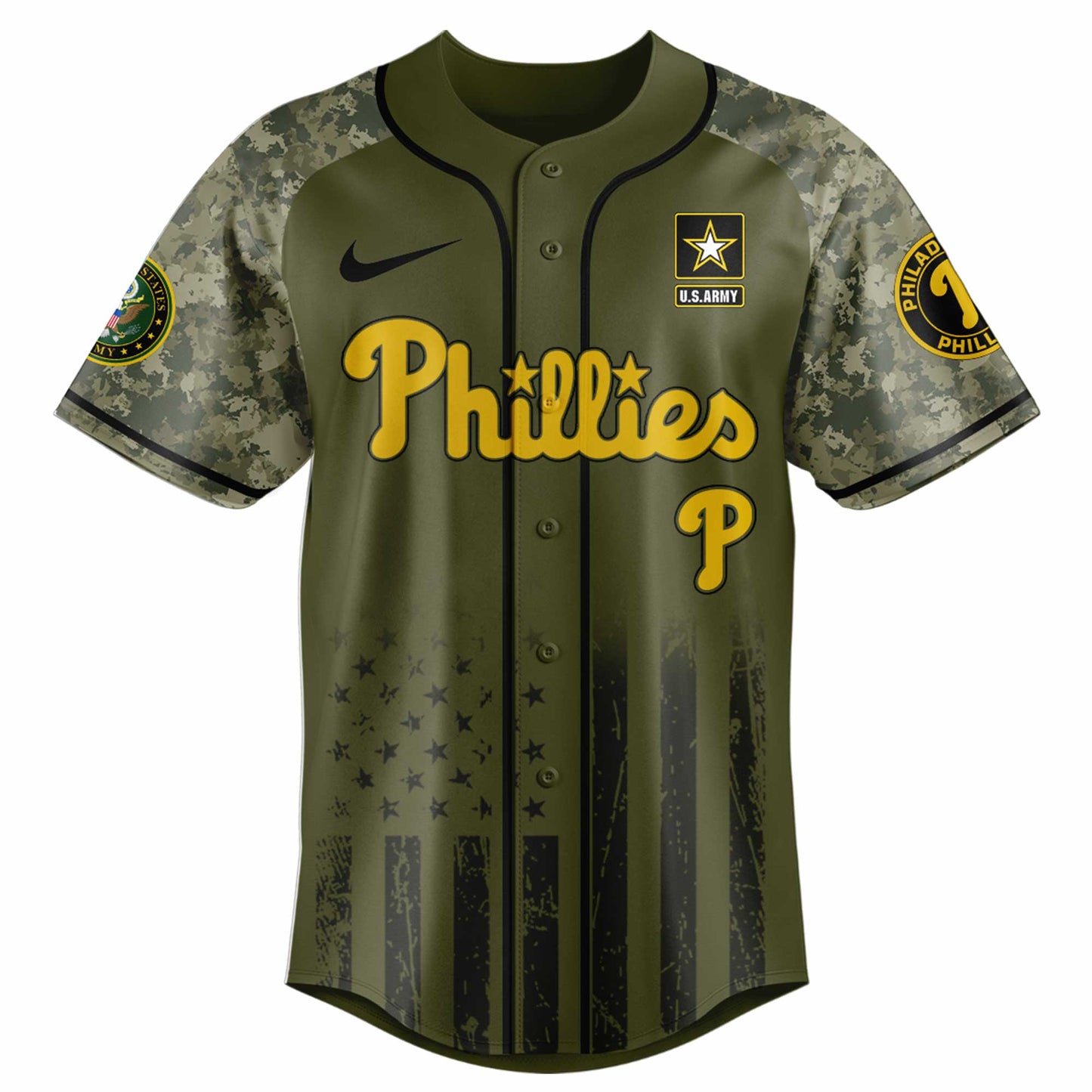 Philadelphia Phillies MLB x 250 U.S. ARMY Jersey 03