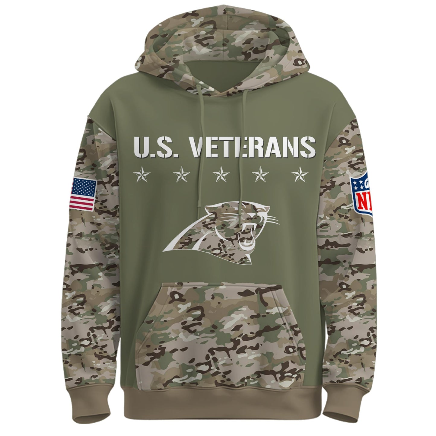 Carolina Panthers - Veteran Day 2025 Hoodie Limited Edions