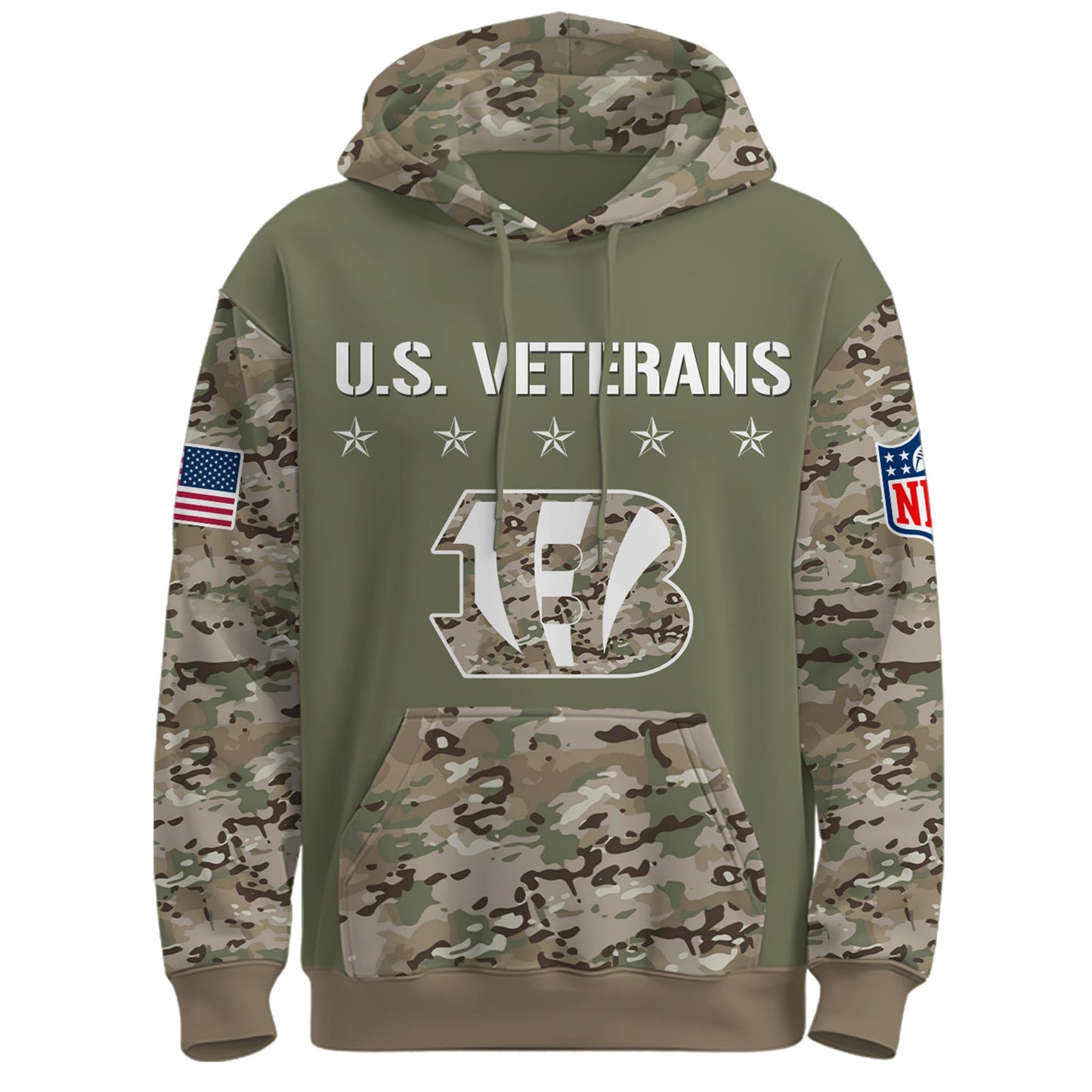 Cincinnati Bengals - Veteran Day 2025 Hoodie Limited Edions