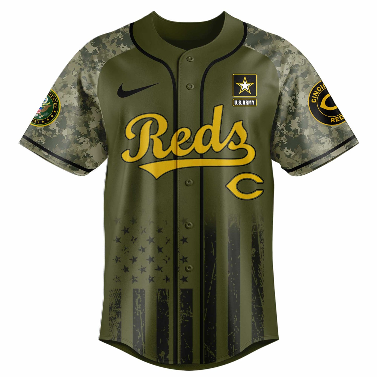 Cincinnati Reds MLB x 250 U.S. ARMY Jersey 03