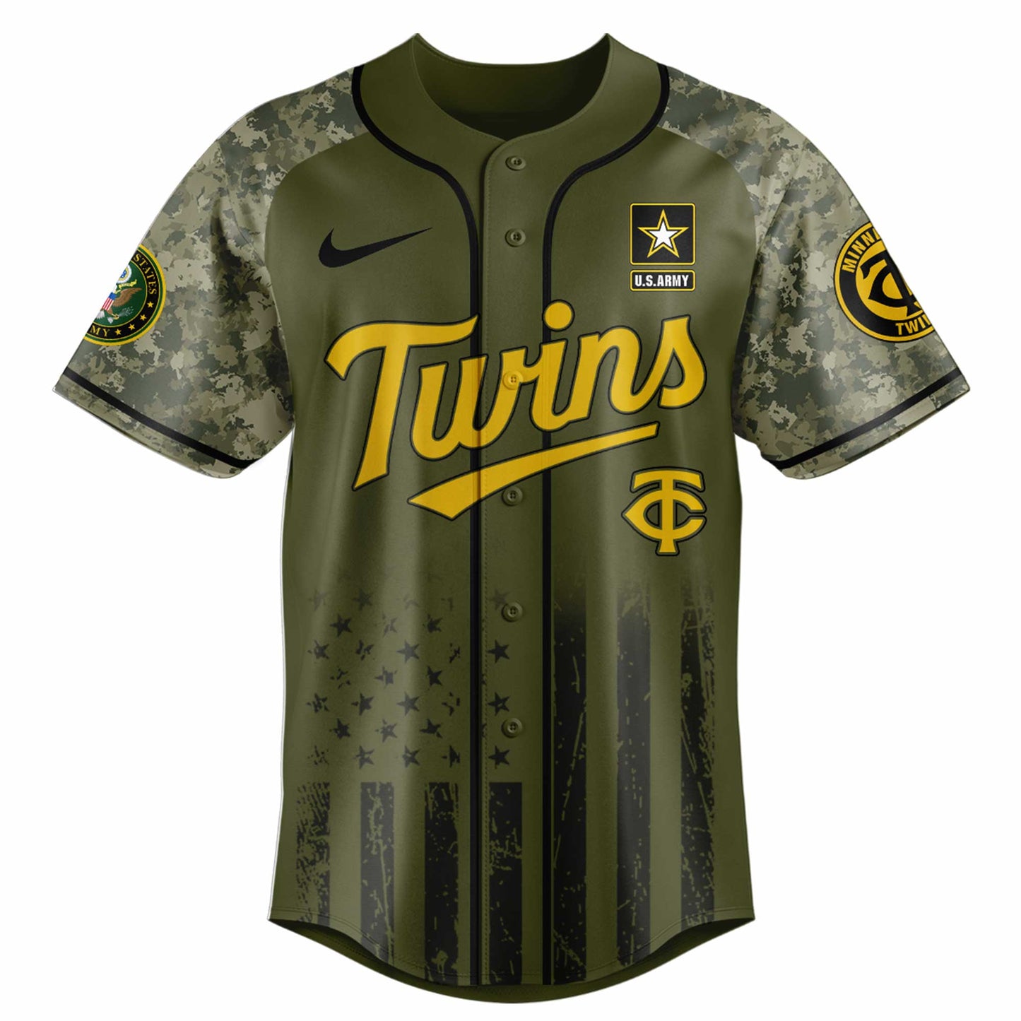 Minnesota Twins MLB x 250 U.S. ARMY Jersey 03