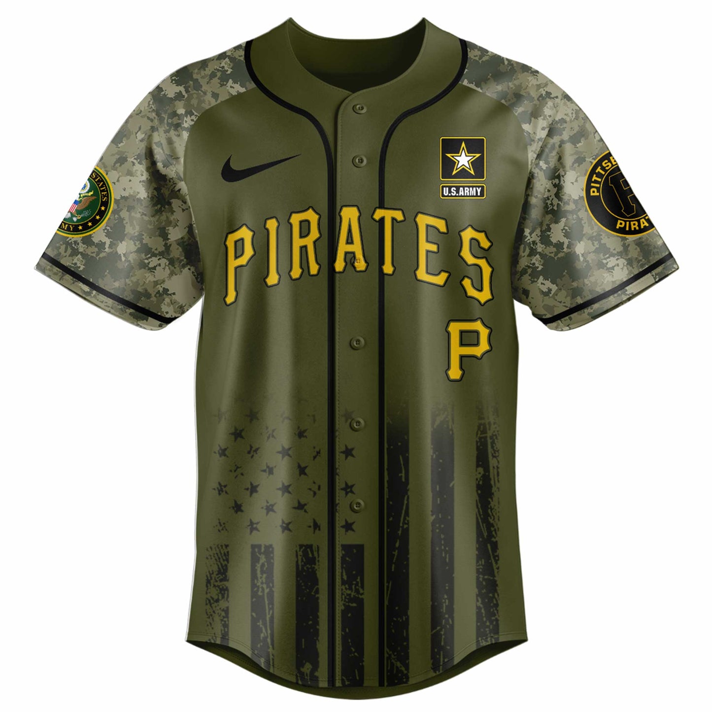 Pittsburgh Pirates MLB x 250 U.S. ARMY Jersey 03