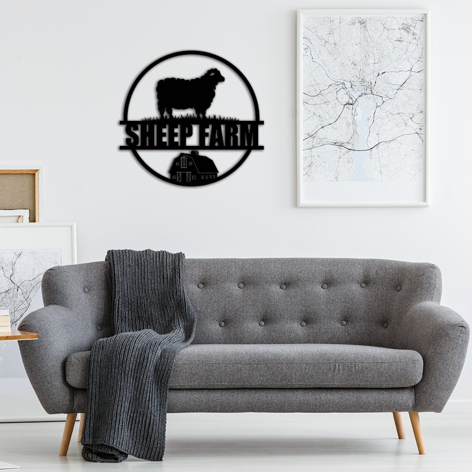 Custom Goat Metal Sign,Personalized Sheep Farm Sign,Lamb Sign,Goat Sheep Metal Wall Art,Metal Goat Farmhouse Decor,Farmer Gift