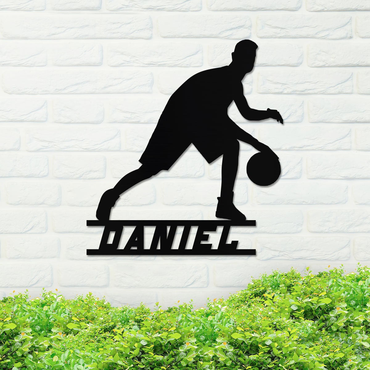 Metal Kid's Name Sign, Basketball Metal Sign, Custom Sports Metal Sign, Metal Name Sign, Basketball Sign, Custom Name Sign