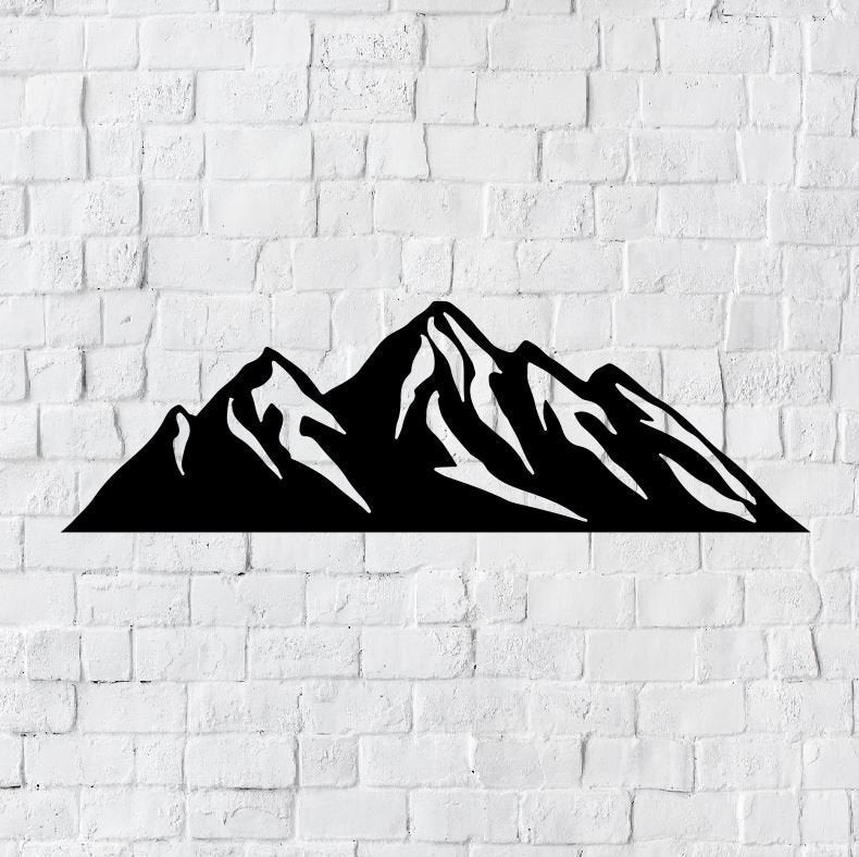 Mountain Metal Home Decor / Mountain Wall Art / Mountain Metal Wall Art / Metal Wall Art / Wall Art / Metal Wall Decor