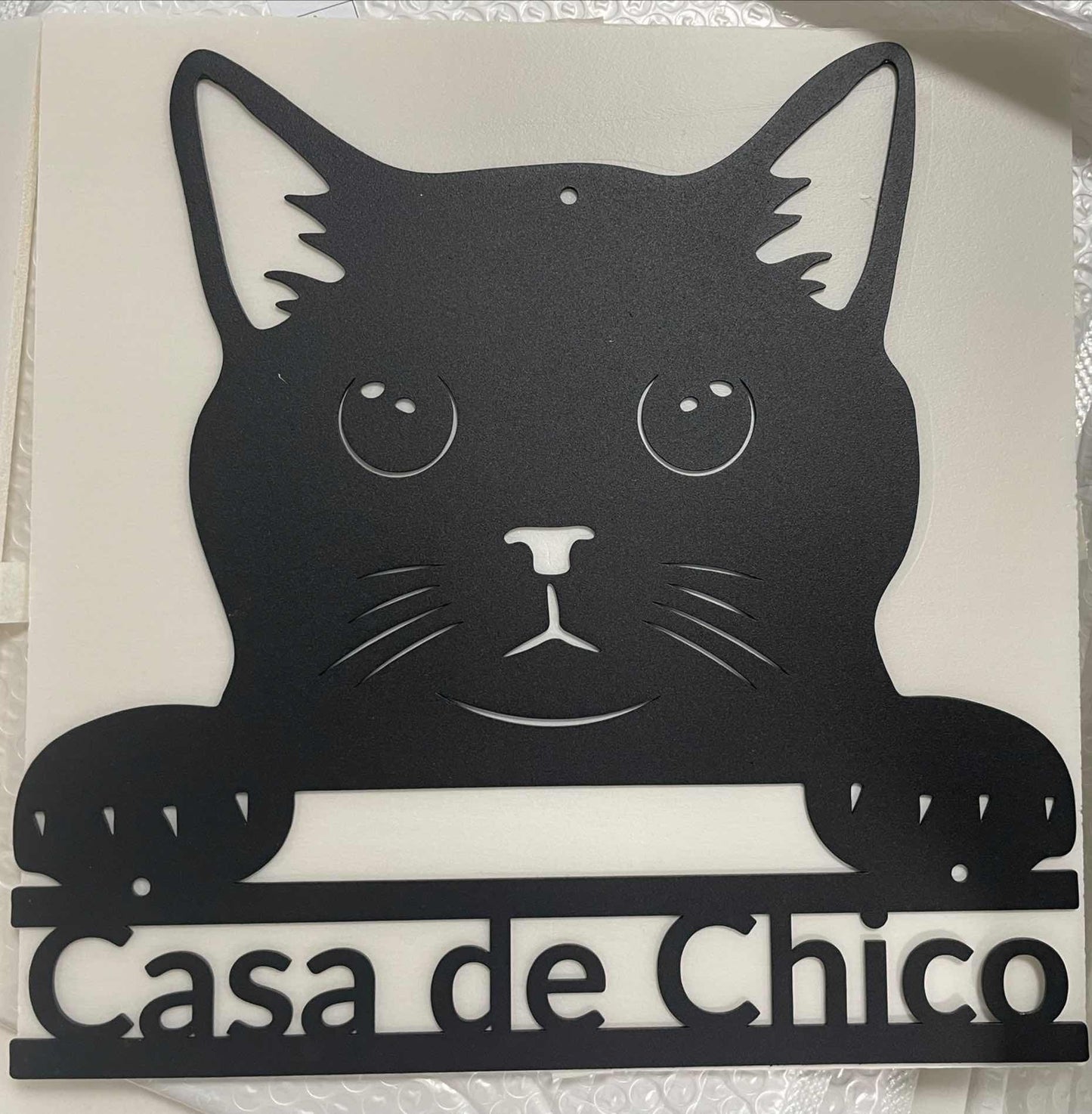 Custom Cat Metal Sign,Cat Lover Gift,Cat Wall Art,Personalized Cat Wall Decor,Room Decoration,Metal Cat Decor,Pet Sign