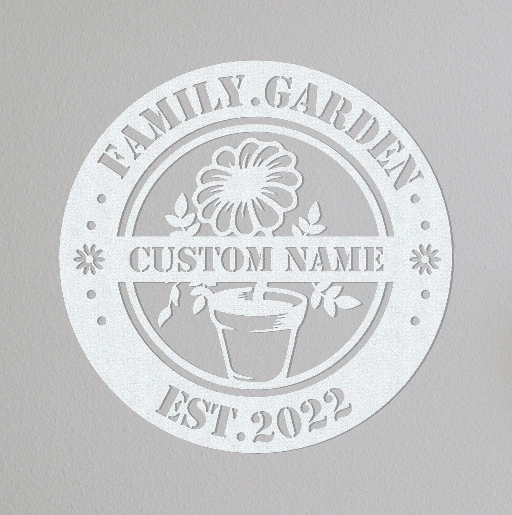 Custom Garden Sign Name,Sunflower Sign,LED Lights,Family Garden Sign,Gate Decor,Personalized Sunflower Sign Name,Gift for Gardener