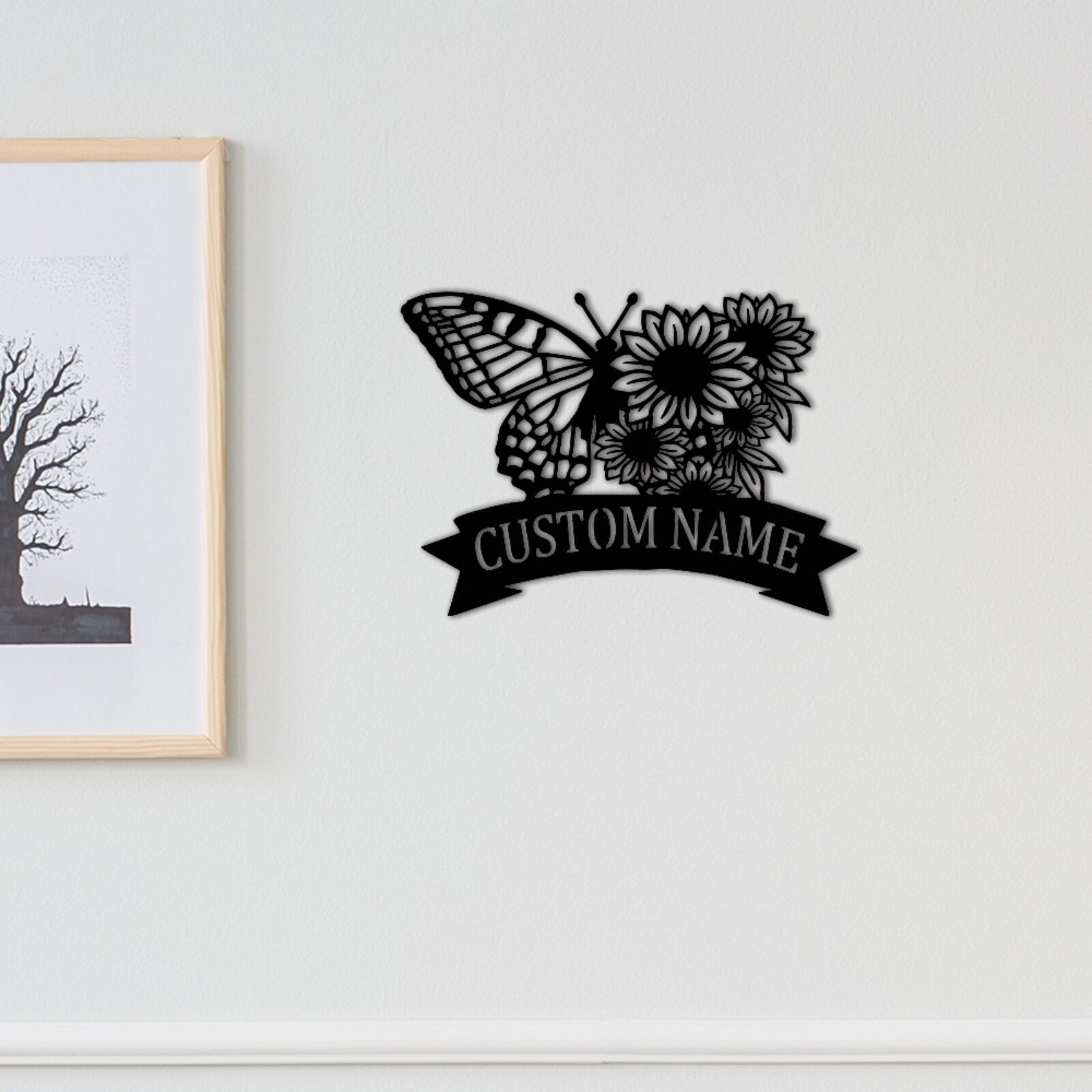 Custom Garden Sign,Garden Wall Art,Garden Metal Sign,Garden Decor,Personalized Gardener Name Sign,Gift for Grandma,Metal Yard Decor