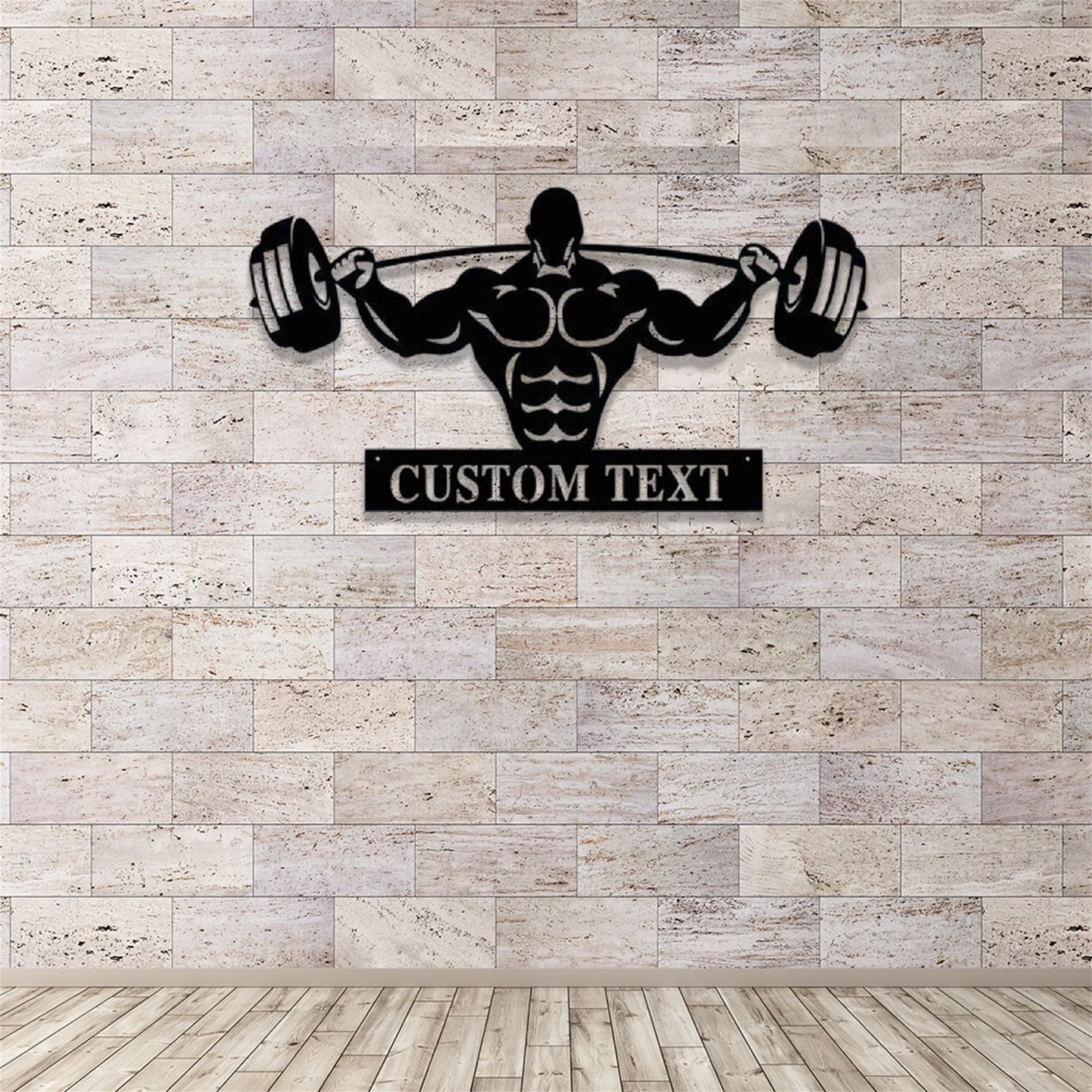 Custom Gym Sign With Lights,Powerlifting Sport Metal Wall Art,Personalized Fitness Room Sign,Powerlifting Home Decor,Gym Metal Wall Decor