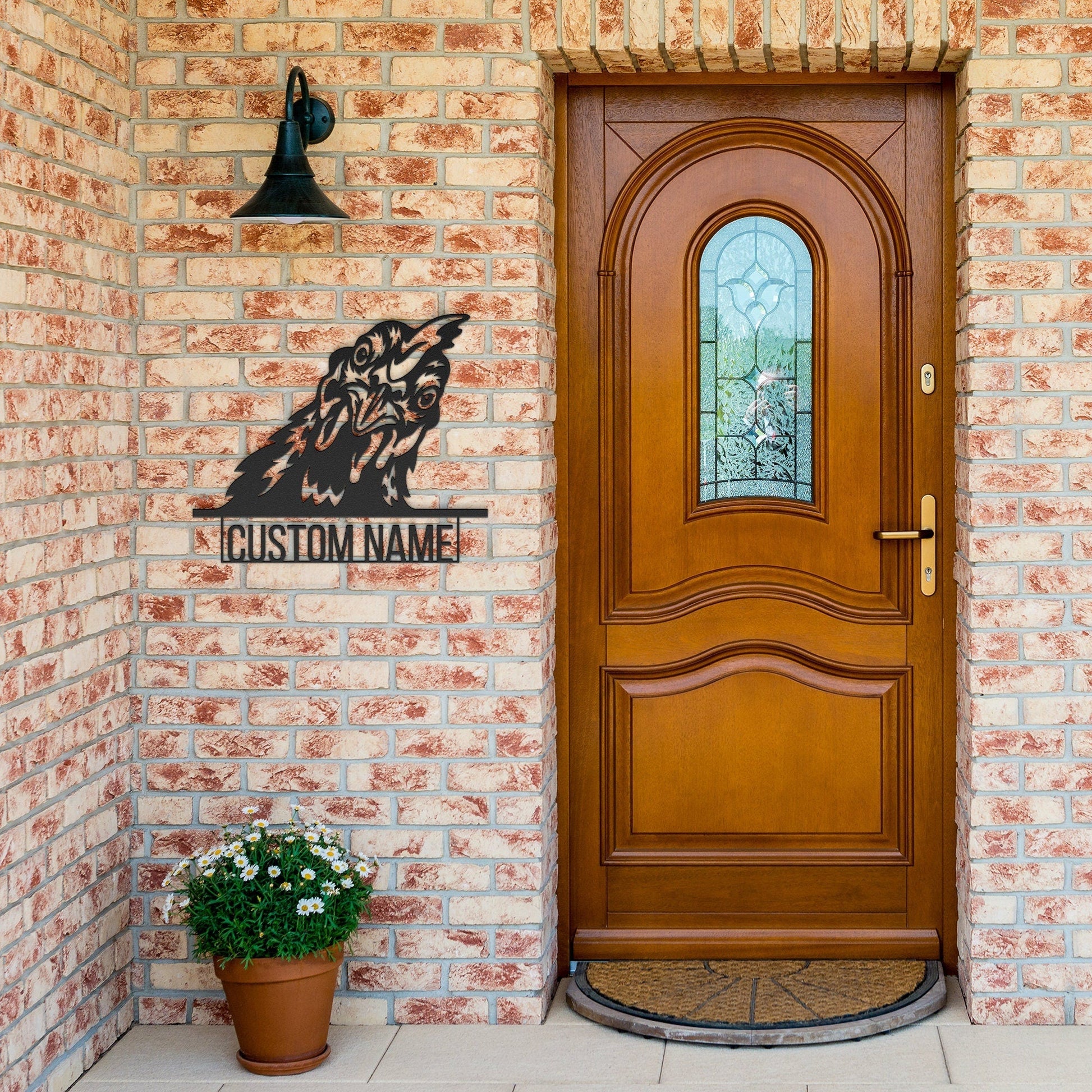 Custom Farm Hen Sign, Metal Wall Art, Hen Lovers Gift, Farm Animals Wall Decor, Wall Hanging Metal Hen Sign, Gift For Farms Owners