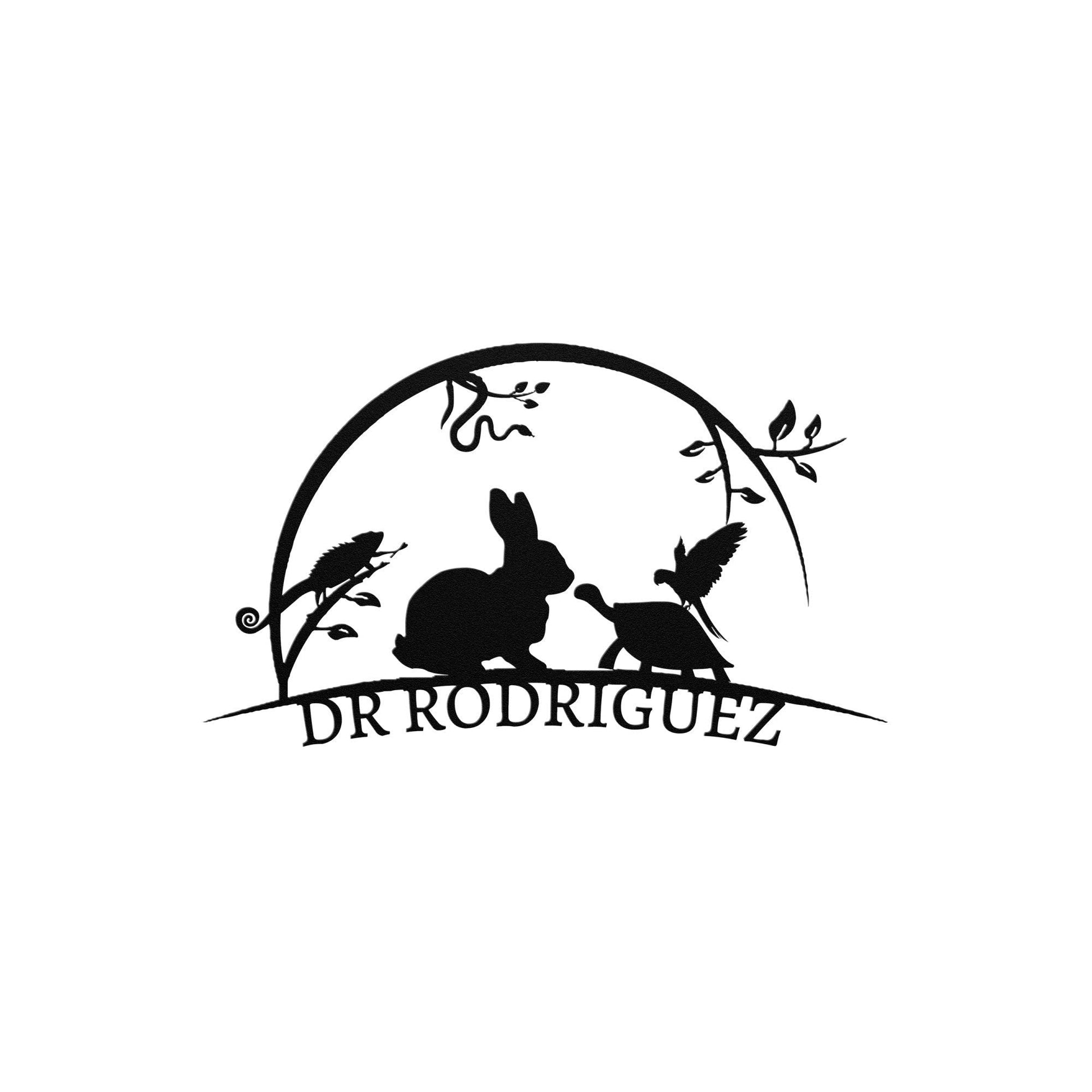 Exotic Pets Veterinary Sign, Custom Veterinary Metal Sign, Veterinary Gift, Personalized Vet Gift, Veterinary Art, Gift For Veterinarian