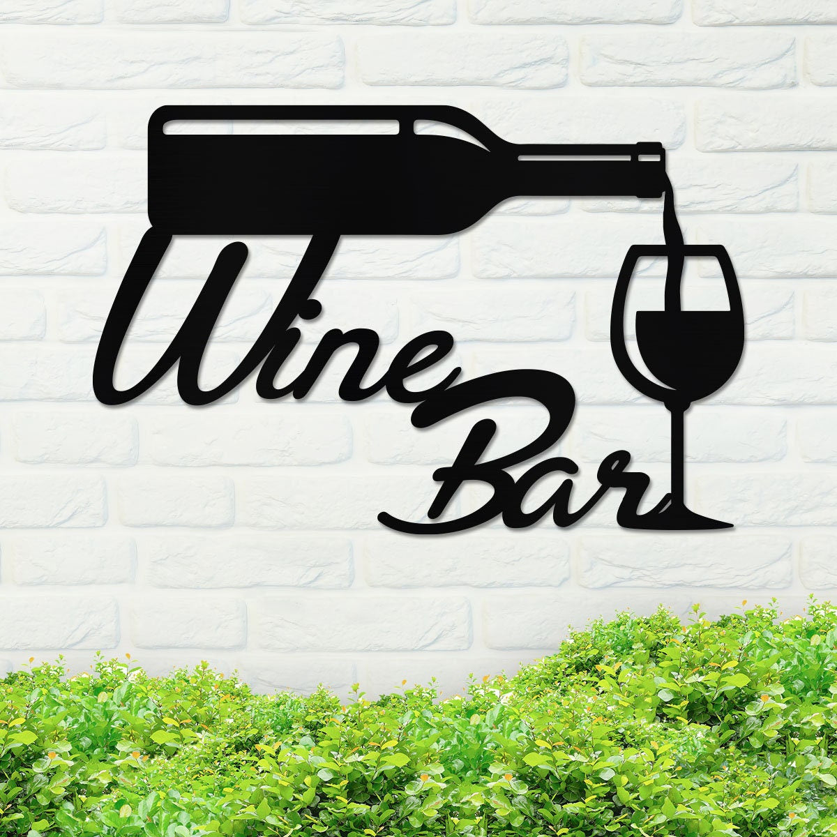 Metal Wine Bar Sign, Wine Bar Sign, Metal Kitchen Sign, Home Decor Sign, Metal Kitchen Decor Sign, Housewarming Gift Idea, Wedding Gift