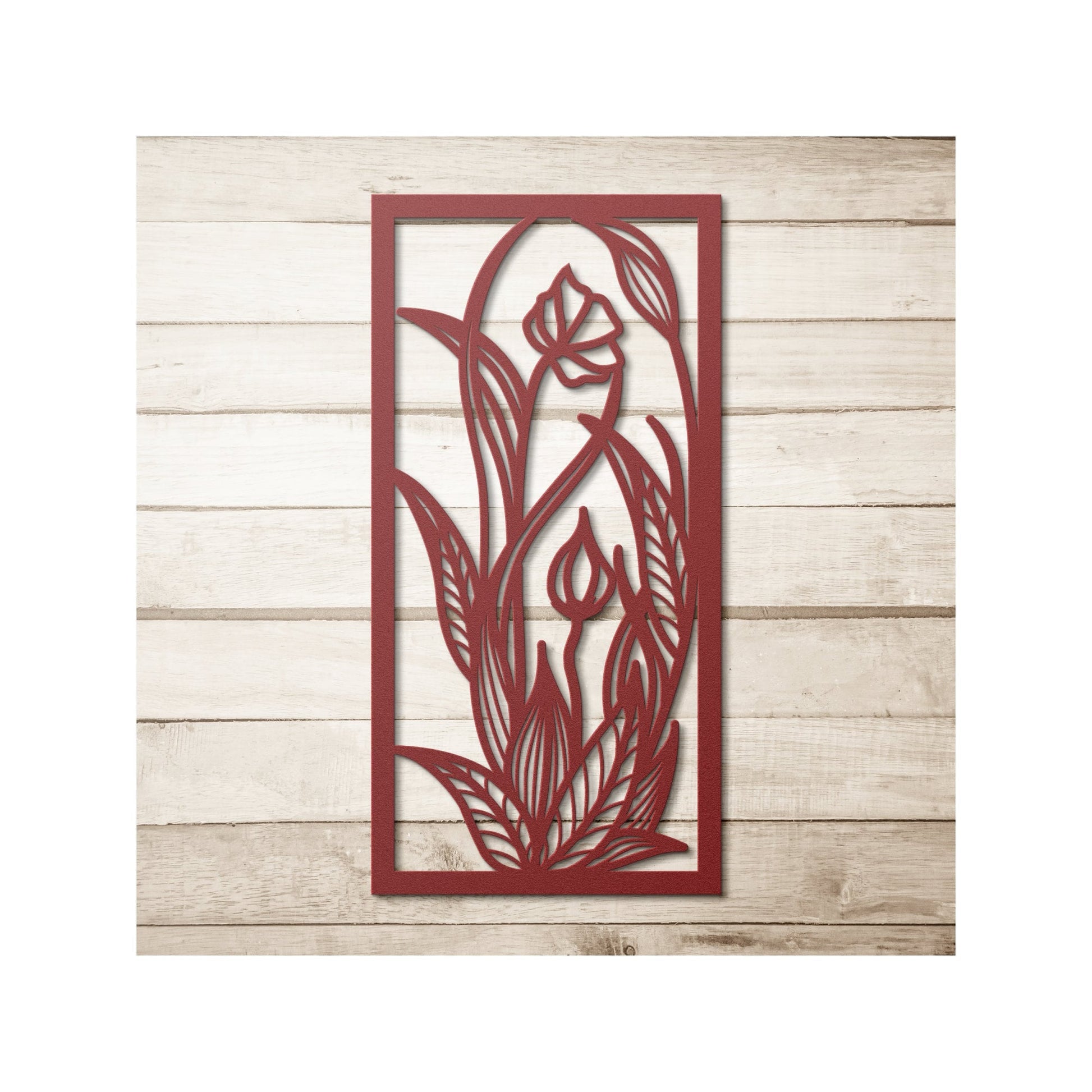 Daisy Flower Metal Sign, Plant Metal Wall Decor, Nature Metal Sign, Metal Flowers Wall Art, Daisy Metal Decor, Decorative Metal Panel