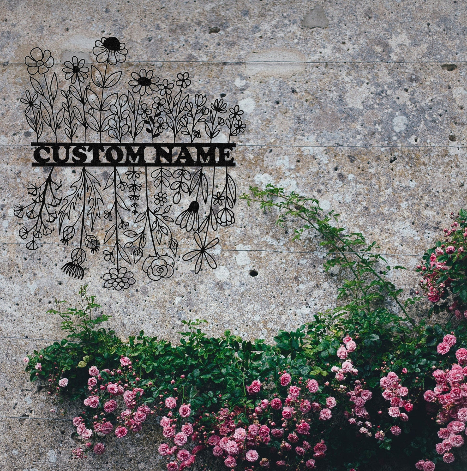 Customized Garden Sign,Flower Sign,Garden Wall Art,Personalized Garden decor,Garden Gate Sign,Grandma's Garden Gift,Outdoor Decor