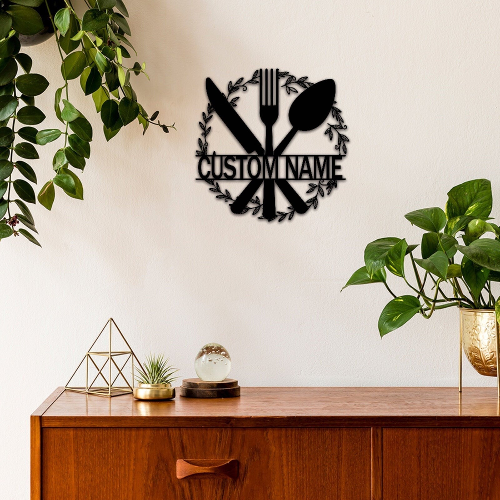 Custom Kitchen Metal Sign,Personalized Kitchen Wall Art,Kitchen Decor,Dining Room,Housewarming gift,Nana's Kitchen,Mothers day Gift