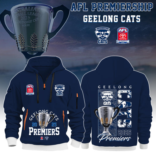 GEELONG CATS– AFL 2025 Champions Half Zip