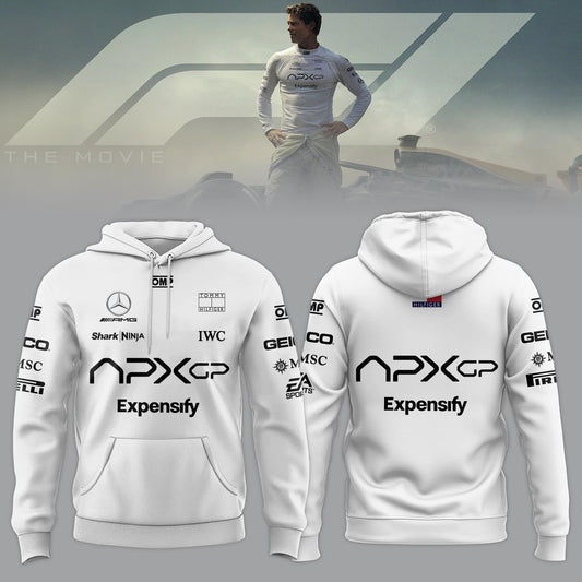 F1 The Movie 2025 APXGP “Brad Pitt†Hoodie