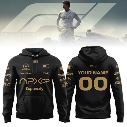 F1 The Movie 2025 APXGP “Brad Pitt†Custom Hoodie