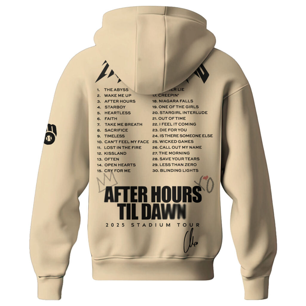 MIL x The Weeknd After Hours Til Dawn Hoodie Limited Edition