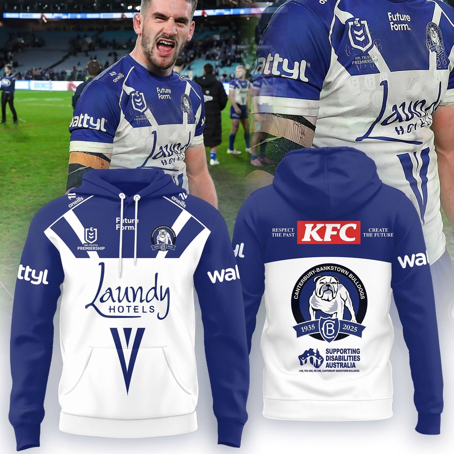 Canterbury-Bankstown Bulldogs 2025 New Hoodie