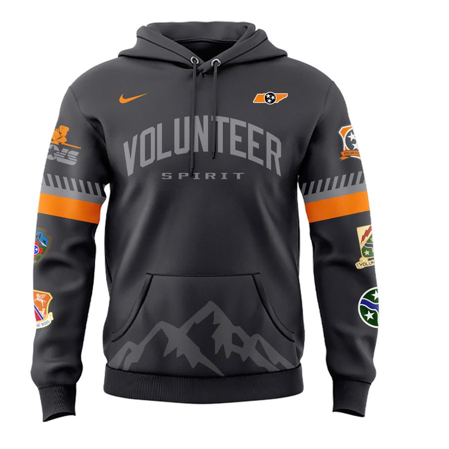 Special 2025 Smoke Grey Volunteer Spirit Tennessee Football Hoodie