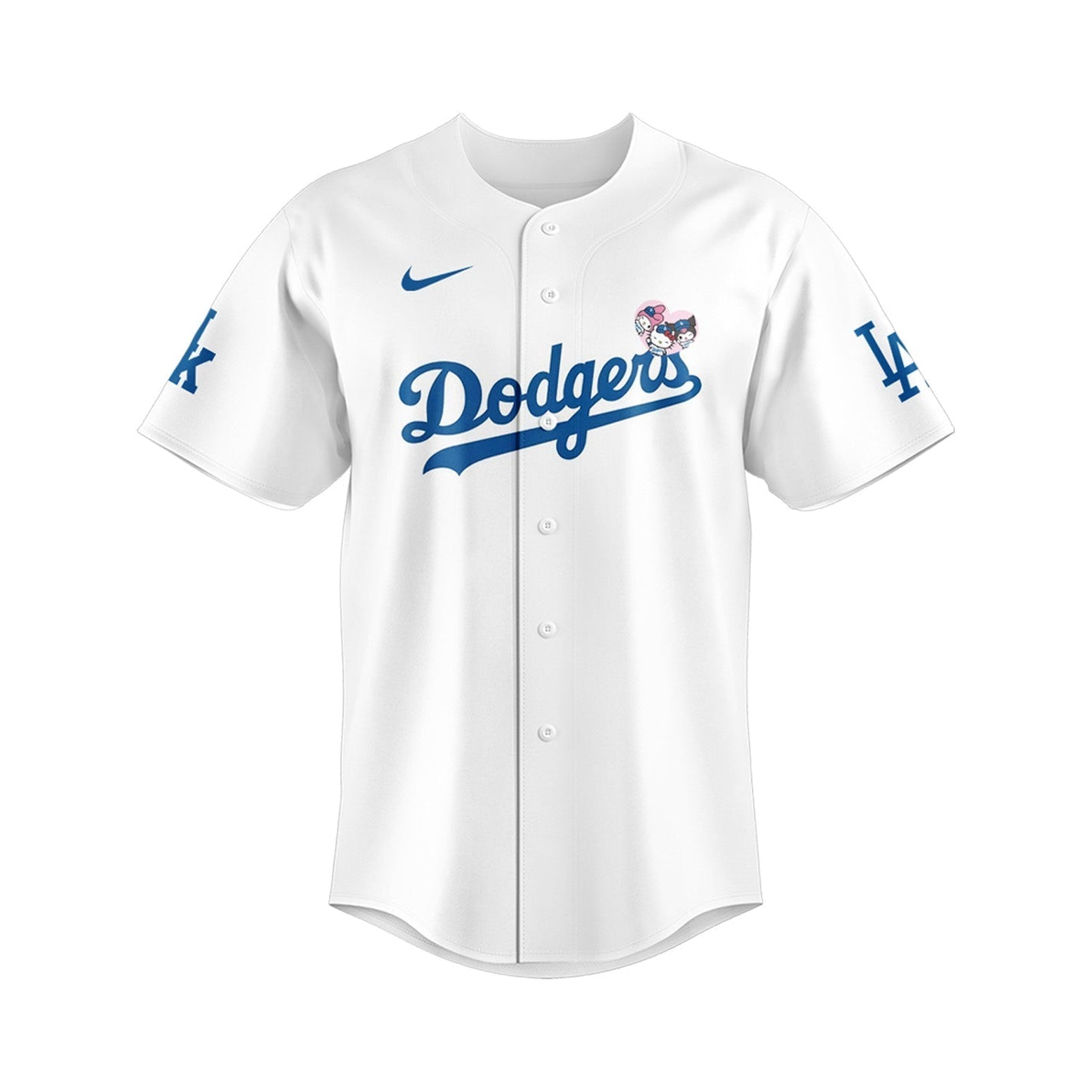 Exclusive Dodgers x HELLO KITTY AND FRIENDS Night Jersey