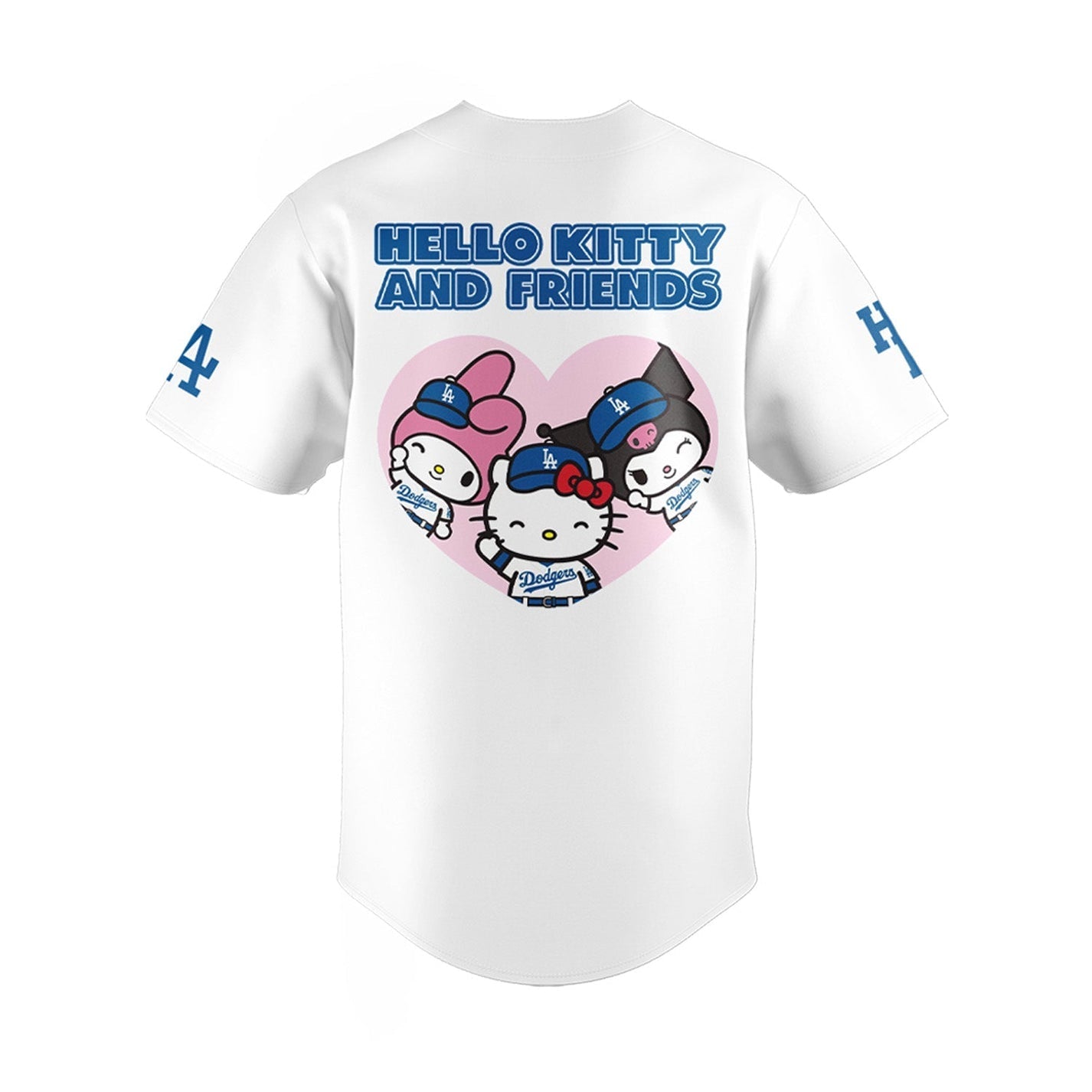 Exclusive Dodgers x HELLO KITTY AND FRIENDS Night Jersey