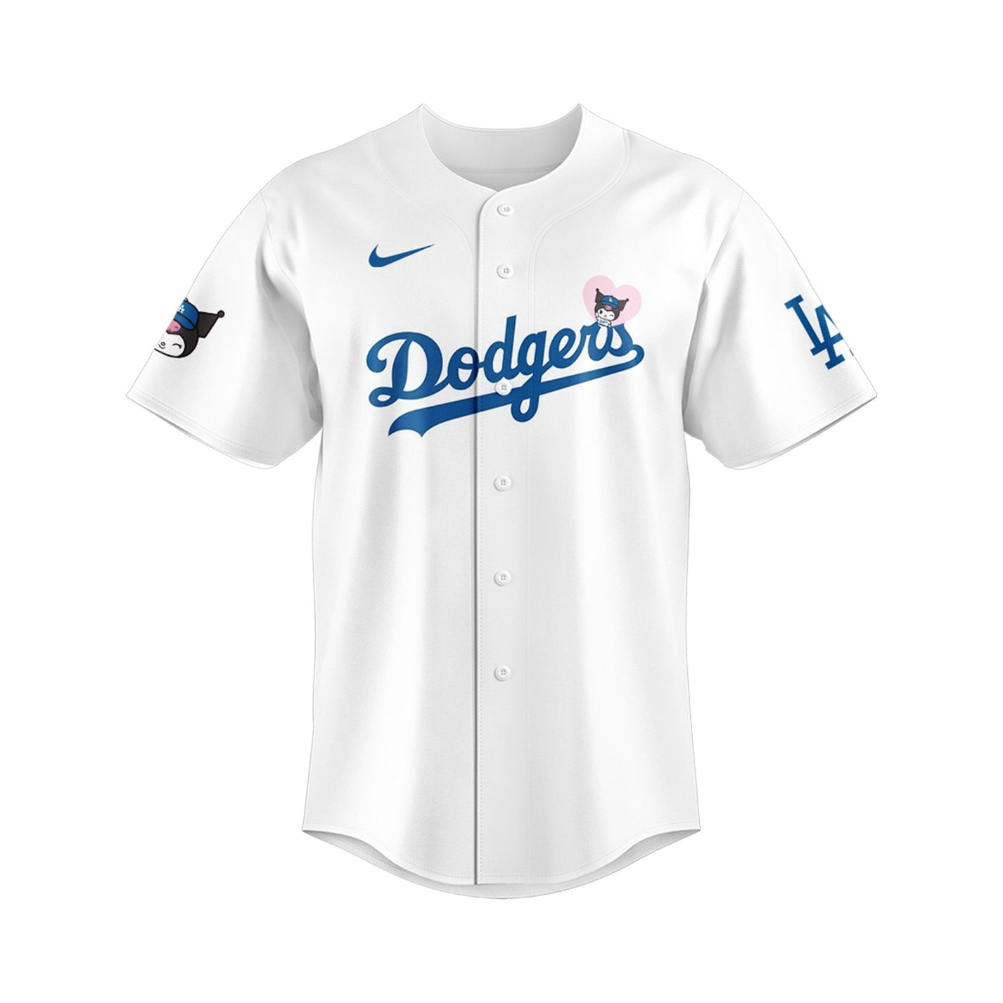 Exclusive Dodgers x KUROMI HELLO KITTY Night Jersey