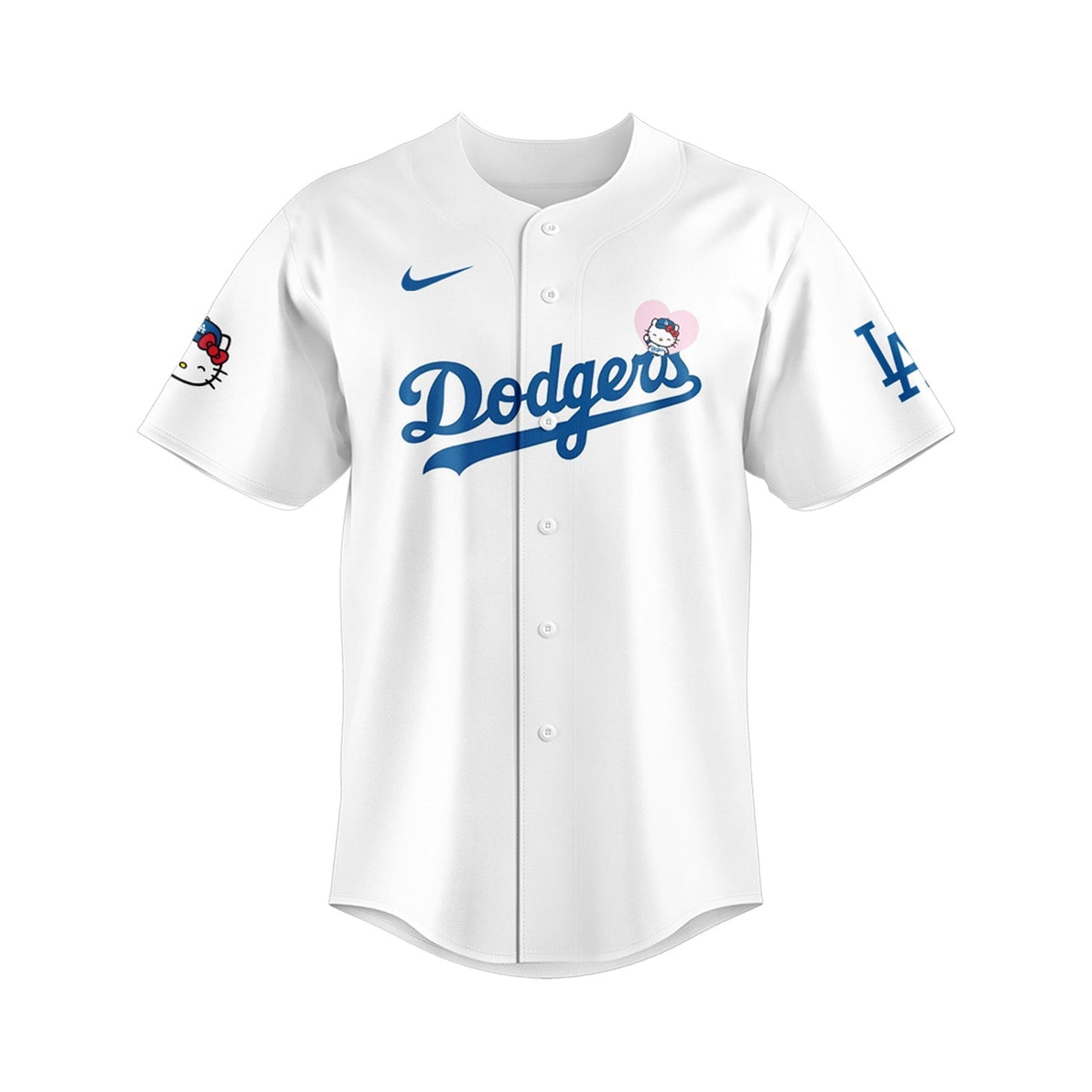 Exclusive Dodgers x HELLO KITTY Night Jersey